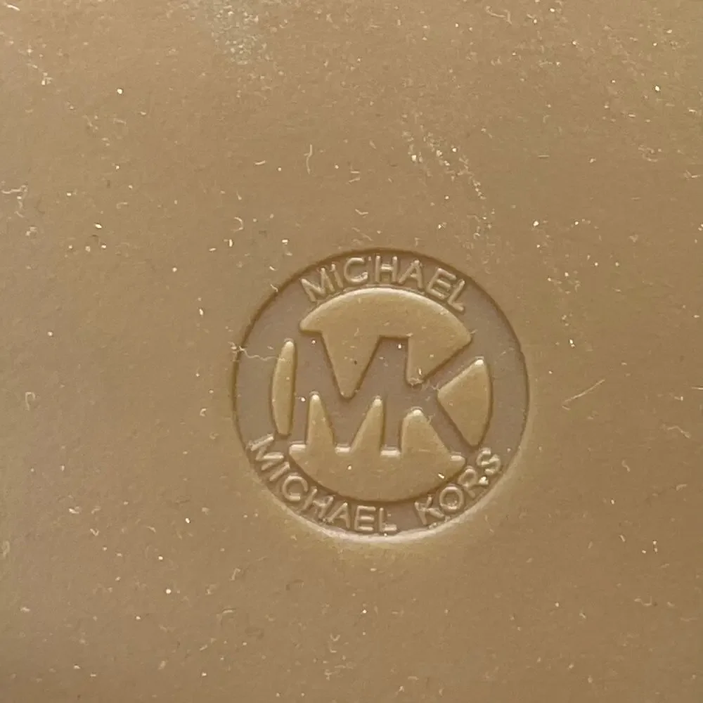 Michael Kors Eden Womens Tan Brown Quilted Leather Slip-On Penny Loafer Shoes 9M